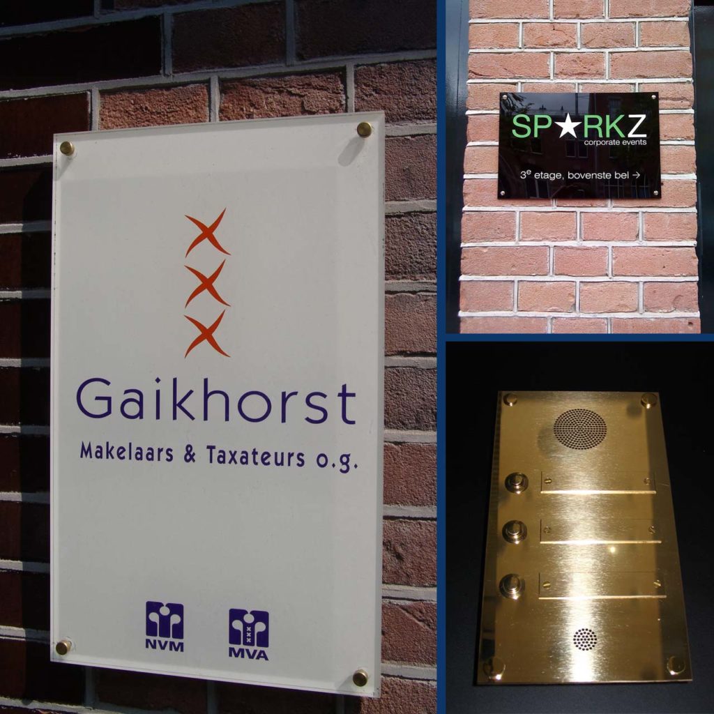 Naamplaten en Graveerwerk naamplaten